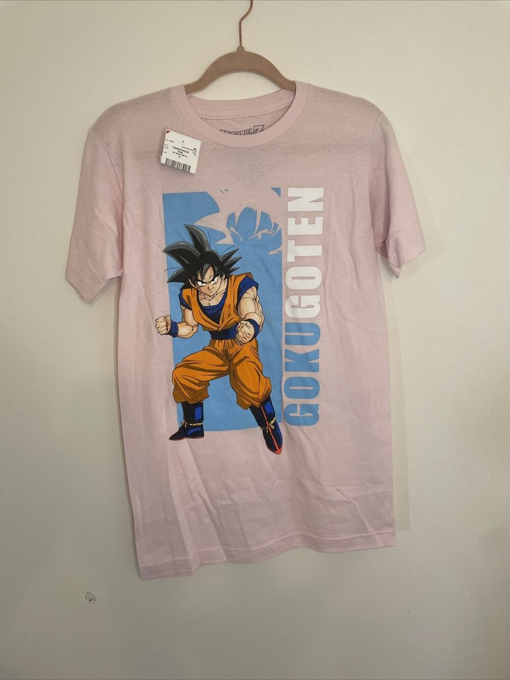 Dragon Ball Z Mens T-Shirt - Goku Goten battle Pose size S